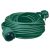 SOMOGYI Home NV 2-10/GR/1,5 hosszabbító, 10 m, H05VV-F 3G1,5 mm2 kábel, IP 20 kivitel, 250V~/16A/3680W, pipa alakú dugó és egyenes lengő aljzat, zöld színű