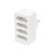 SOMOGYI Home NV 24/WH hálózati elosztó, 4 EURO aljzat gyermekvédelemmel ellátva, max. 4 x 500 W, fehér
