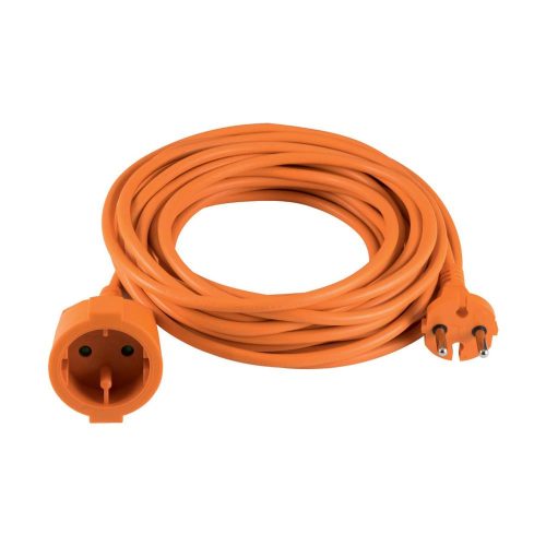 SOMOGYI Home NV 4-20/OR/1,5 kéteres hosszabbító, 20 m, H05VV-F 2 x 1,5 mm2 kábel, IP 20 kivitel, 250V~/16A/3680W, narancssárga színű