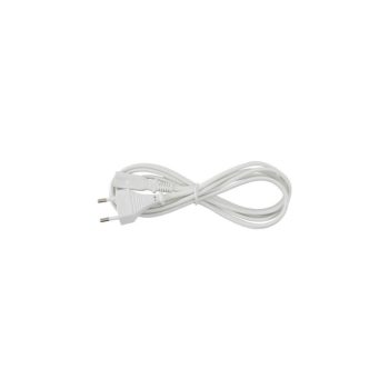   SOMOGYI Home N 1-2WH/VDE hálózati csatlakozókábel, 2 m, H03VVH2-F 2x0,75 mm2 kábellel, max.500W, fehér