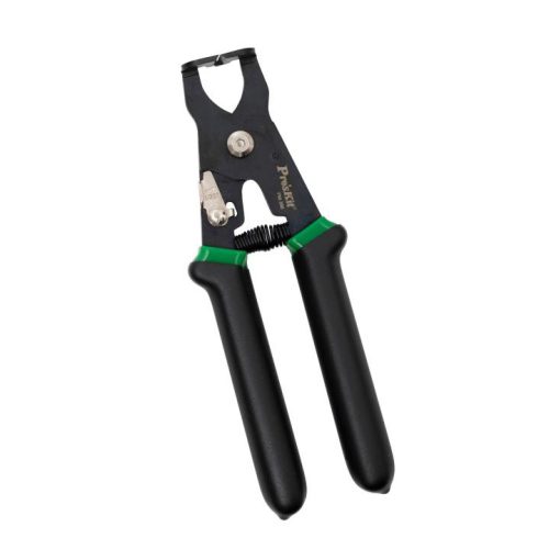 SOMOGYI Pro'sKit PM-386 professzionális kábelkötegelő vágó és fogó, kétféle vágási módszer, ergonomikus markolat