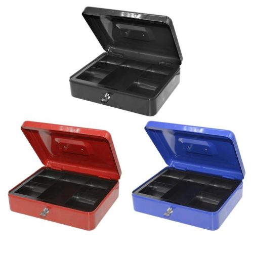 SOMOGYI Bluering PNZK fém pénzkazetta, 5 rekeszes, 2 kulcs