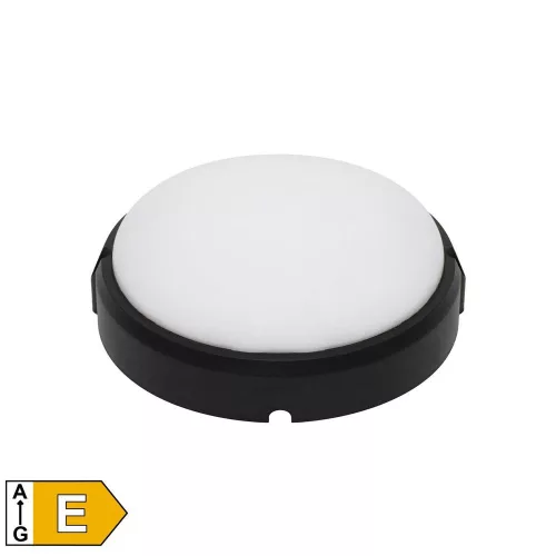 SOMOGYI Home RCC 18 LED/BK LED fali és mennyezeti lámpa, 18 W, 2000 lm, IP65, 4000 K, kerek, fekete