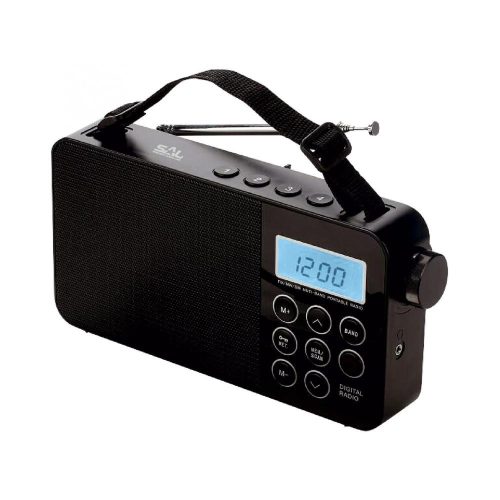 SOMOGYI SAL RPR 3LCD táskarádió, AC/DC, AM_FM_SW digitális rádió, ébresztő, AUX, 60 tárolható állomás