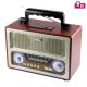 SOMOGYI SAL RRT 3B retro táskarádió, multimédia lejátszó, BT, USB/MicroSD, AUX, Rádió, ~12 óra üzemidő