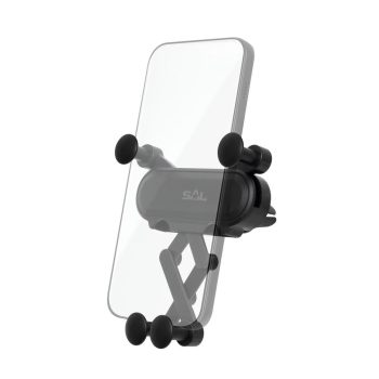   SOMOGYI SAL SA064 autós mobiltartó, szellőzőnyílásra helyezhető, forgatható, billenthető, egykezes, 65-80 mm telefon, 11 mm vastagság