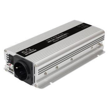   SOMOGYI SAL SAI 2000USB feszültségátalakító, 1000 W, inverter, 500 mA USB töltő, gyermekzár