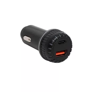   SOMOGYI SAL SAU34AC autós USB töltő, 2in1, USB-A, USB-C, gyorstöltő, dupla töltő