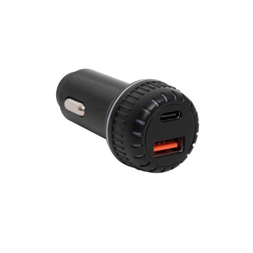 SOMOGYI SAL SAU34AC autós USB töltő, 2in1, USB-A, USB-C, gyorstöltő, dupla töltő
