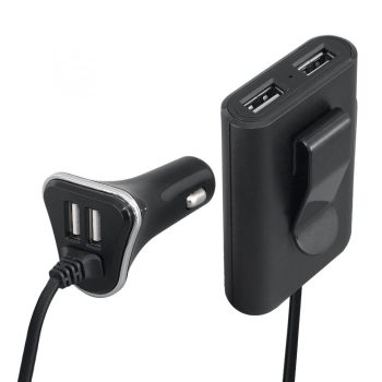   SOMOGYI SAL SAU 96 nagy teljesítményű autós USB gyorstöltő, 48 W, 4 USB port, 4 x 2,4 A