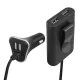 SOMOGYI SAL SAU 96 nagy teljesítményű autós USB gyorstöltő, 48 W, 4 USB port, 4 x 2,4 A