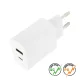 SOMOGYI Home SA 20QCPD 2in1 gyorstöltő, 20 W, QUICK CHARGE, POWER DELIVERY, hagyományos gyorstöltőként is működik, USB-A és USB-C csatlakozás