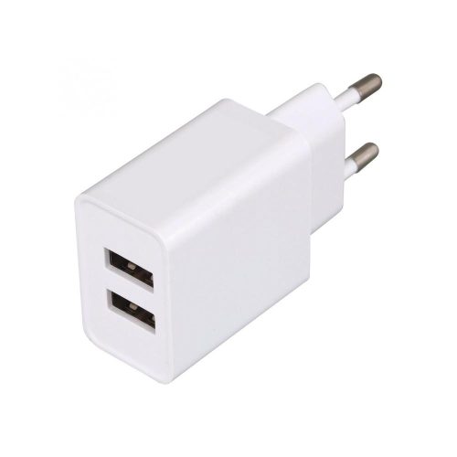 SOMOGYI Home SA 24USB hálózati töltő, 2db megosztott USB kimenet, egyidejűleg 2 készülék tölthető