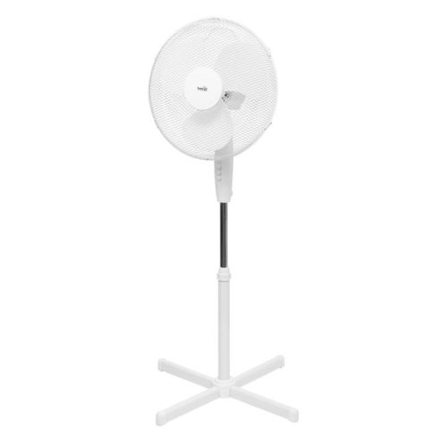 SOMOGYI Home SF40WH állóventilátor, 45 W, 40cm-es lapátátmérő, 3 sebességfokozat, oszcillálás, állítható fejdőlésszög, fehér színű