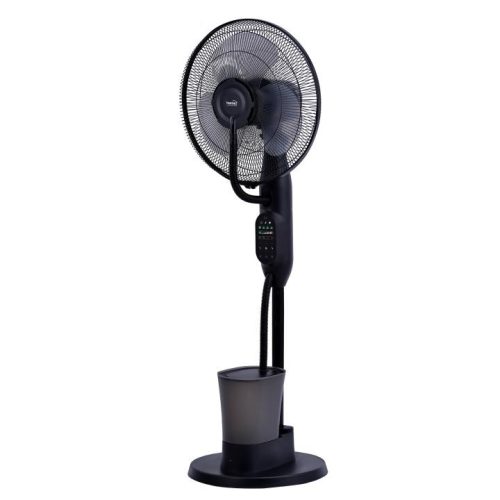 SOMOGYI Home SFM43BK párásító ventilátor, 75 W, 40 cm névleges lapátátmérő, 3 lapát, 3 fokozat, oszcillálás, kikapcsolásidőzítés, 3 fokozatú párásítás, állítható dőlésszög
