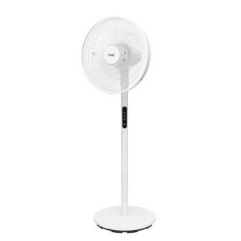   SOMOGYI Home SFT40R állóventilátor 3in1, 60 W, 40 cm névleges lapátátmérő, 5 lapát, 4 fokozat, érintőgomb, távirányító, állítható magasság és dőlésszög, LED kijelző