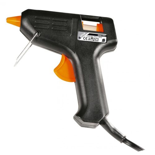 SOMOGYI Home SMA 005 ragasztópisztoly, mini kivitel, 10 (30) W / 230 V~ / 50 Hz, gyors, pontos ragasztás, kihajtható asztali támaszték, 2 db ajándék ragasztórúd