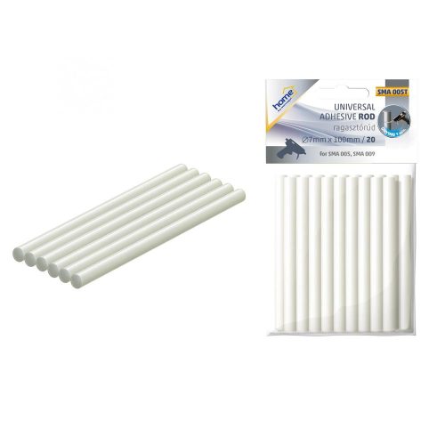 SOMOGYI Home SMA 005T ragasztórúd, -∅7mmx100mm -20dbx4,5g, SMA 005 és SMA 009 ragasztópisztolyhoz, 20db/csomag