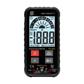   SOMOGYI Home SMA SMART 2 multiméter, intelligens SMART azonosítás és manuális funkciók, érintés nélküli feszültségvizsgáló, automatikus méréshatár váltás