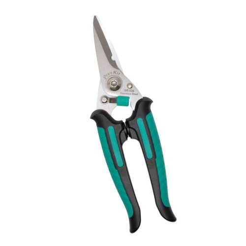 SOMOGYI Pro’sKit SR-338 univerzális, professzionális vágóolló, különböző alapanyagokhoz ideális, precíziós