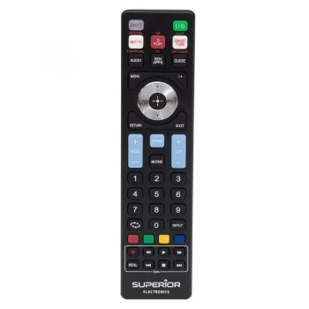   SOMOGYI SUPERIOR SUPTRB009 távirányító, SONY® TV / Smart TV-khez, nem igényel beállítást, az összes, 2000 után gyártott  SONY® TV-khez használható