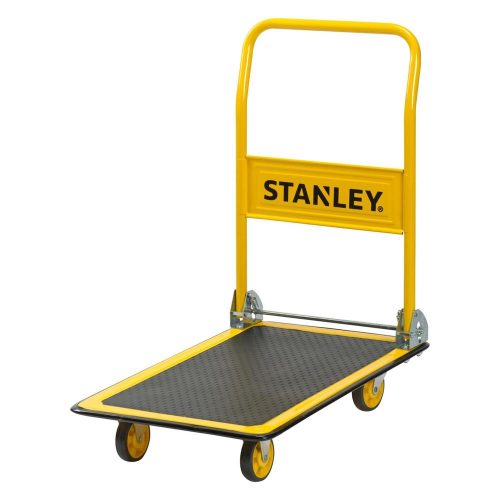 SOMOGYI STANLEY SXWTD-PC527 összecsukható kiskocsi, 150 kg teherbírás, golyóscsapágyas kerekek, gyors összecsukás, tömege 7,8 kg, acél váz