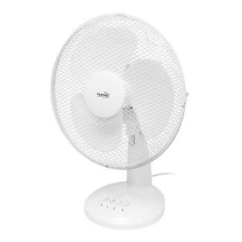   SOMOGYI Home TF30WH asztali ventilátor, 40 W, 3 fokozat, 30 cm-es lapátátmérő, oszcillálás, fehér