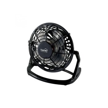   SOMOGYI Home TF 10 USB asztali ventilátor, 2,5 W, 10 cm-es lapátátmérő, 1 fokozat, 1,4 m USB vezeték, fekete