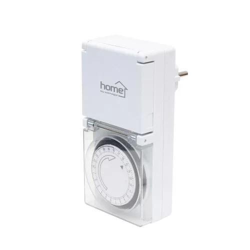 SOMOGYI Home TG 24 mechanikus időzítő óra, max. 16 A / 3680 W, 24 óra programozhatóság, IP44, kültéri