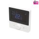 SOMOGYI Home THES25BWIFI okostermosztát, hordozható és falra szerelhető, Wi-Fi kapcsolat, programozható, ablaknyitás érzékelés, fekete