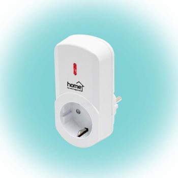   SOMOGYI Home TH 1000 távirányítható hálózati aljzat, 40 m hatótávolság, 1 db aljzat, max. 1000 W