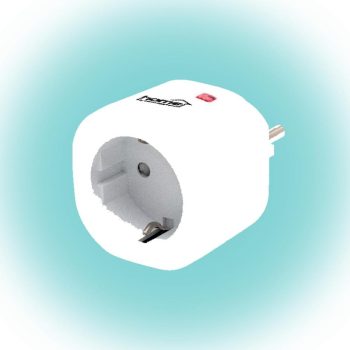   SOMOGYI Home TH 3000 távirányítható hálózati aljzat, 40 m hatótáv, max. 3000 W, TH 1011 és TH 1013 szetthez tanítható, rádiós összeköttetés, 230 V, fehér