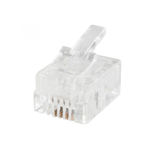 SOMOGYI Home TS 13 telefondugó, 6P/4C (RJ 11), préselhető
