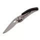 SOMOGYI True Utility Skeletonknife, TU571K, 4 cm rozsdamentes acél penge, eloxált alumínium tok, karabíner rögzítési pont, jobb és balkezes
