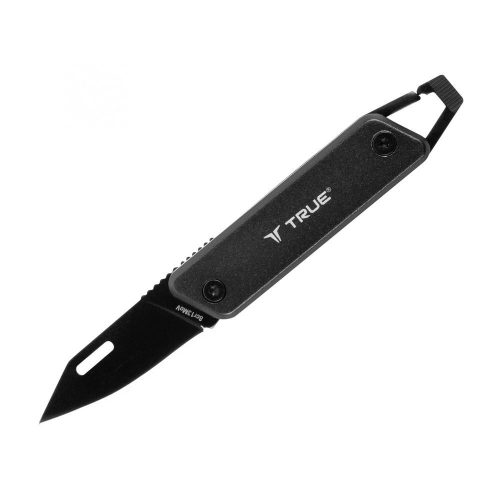SOMOGYI True Utility Modern Keychain Knife, TU7060N, 4 cm rozsdamentes acél penge, multifunkcionális, eloxált alumínium markolat