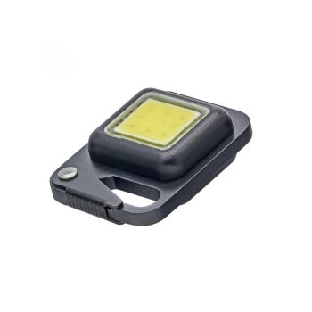   SOMOGYI True Utility Buttonlite, TU919K, tölthető lámpa, 4 funkció, 47 lm COB LED, Li-ion, rozsdamentes acélváz