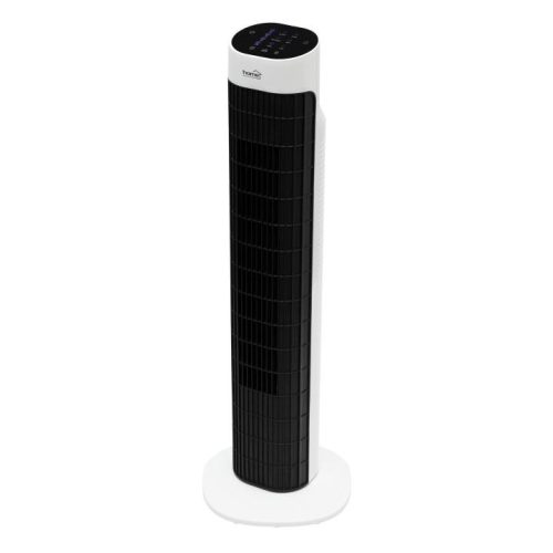 SOMOGYI Home TWFR100B oszlopventilátor, 45 W, 3 sebességfokozat, távirányító, kikapcsolás időzítés, oszcillálás, nagy méretű kijelző