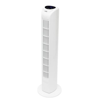   SOMOGYI Home TWFR78 oszlopventilátor, 45 W, 3 sebességfokozat, távirányító, kikapcsolás időzítés, oszcillálás