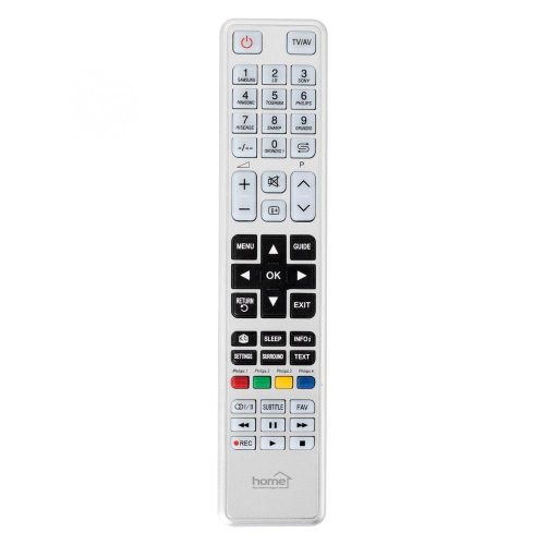 SOMOGYI Home URC ALL univerzális távirányító, Samsung, LG, SONY, Panasonic, Toshiba, Philips, Hisense, Sharp, Grundig TV-khez, 3D TV kompatibilis, előre kódolt