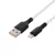 SOMOGYI Home USBAL1 töltőkábel, USB A / Lightning, 2.1A, 1m, szövött, fehér
