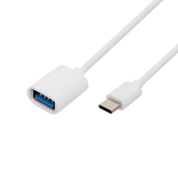   SOMOGYI Home USBC OTG kábel, USB-C dugó, USB-A aljzat, kétirányú, 16cm, 2,1A, 480 Mbps