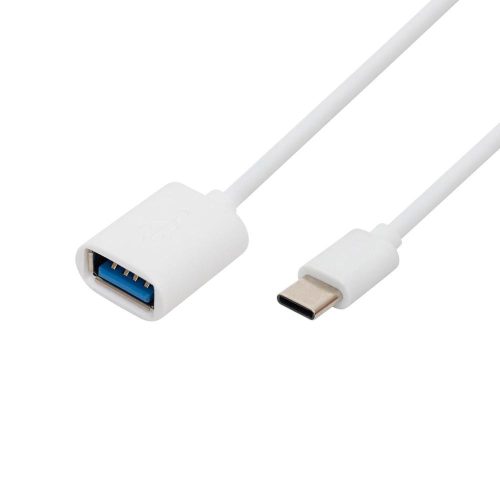 SOMOGYI Home USBC OTG kábel, USB-C dugó, USB-A aljzat, kétirányú, 16cm, 2,1A, 480 Mbps