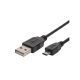 SOMOGYI Home USB A/MICRO-1 töltőkábel, 1m, 1A, adatkábel