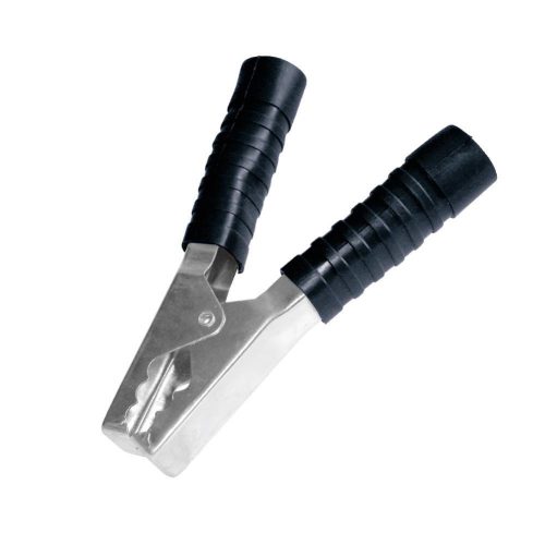 SOMOGYI Home VBC 200/BK akkumulátorcsipesz, 200 A, szigetelt, forrasztható, 12 V, 150 mm, fekete