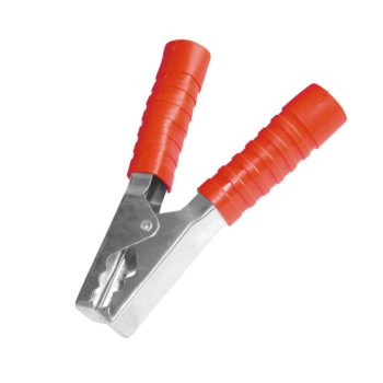   SOMOGYI Home VBC 200/RD akkumulátorcsipesz, 200 A, szigetelt, forrasztható, 12 V, 150 mm, piros