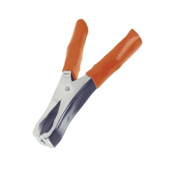   SOMOGYI Home VBC 7/RD akkumulátorcsipesz, 50 A, szigetelt, forrasztható, 12 V, 100 mm, piros