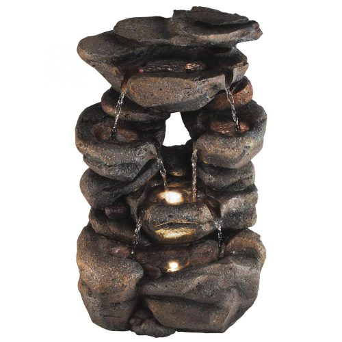 SOMOGYI Home WF 01 csobogó, polyresin, beltéri, LED