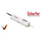 Scharfer LED tápegység , 12 Volt , 20 Watt , 1,67A , kültéri , vízálló , IP67 , Scharfer