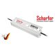 Scharfer LED tápegység , 12 Volt , 200 Watt , 16,7A , kültéri , vízálló , IP67 , Scharfer