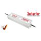 Scharfer LED tápegység , 24 Volt , 200 Watt , 8,33A , kültéri , vízálló , IP67 , Scharfer